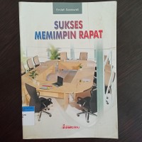 Sukses memimpin rapat