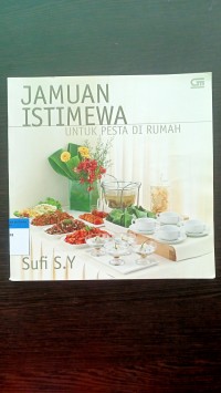 Jamuan istimewa untuk pesta di rumah