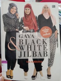 Gaya black & white jilbab