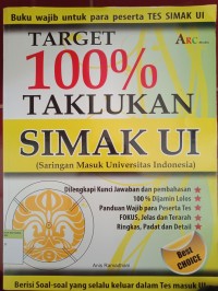 Target 100% taklukan simak ui