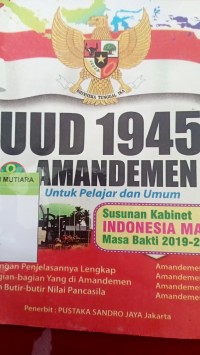 Uud 1945 amandemen untuk pelajar umum