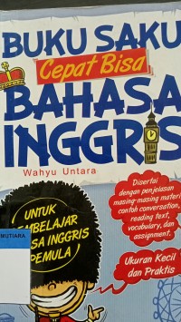 Buku saku cepat bisa bahasa inggris