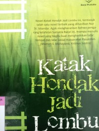 Katak hendak jadi lembu