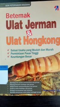 Beternak ulat Jerman & ulat Hongkong