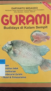 Gurami: budidaya di kolam sempit