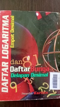 Daftar logaritma empat desimal