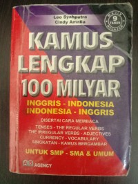Kamus lengkap 100 milyar inggris-indonesia indonesia-inggris