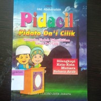 Pidacil; pidato da'I cilik