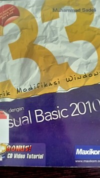 33 Trik Modifikasi Windows Dengan Visual Basic 2010