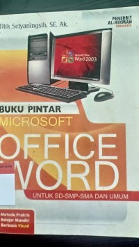 Buku pintar microsoft office word
