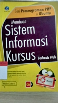 Membuat sistem informasi kursus berbasis web