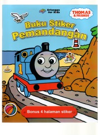 Buku stiker pemandangan