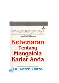 Kebenaran tentang mengelola karier anda
