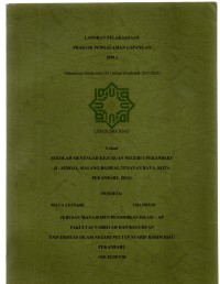 Laporan pelaksanaan praktik pengalaman lapangan (PPL); mahasiswa sastra satu (S1) tahun 2019/2020