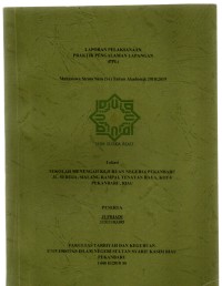 Laporan pelaksanaan praktik pengalaman lapangan (PPL); mahasiswa sastra satu (S1) tahun 2018/2019