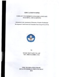 Education Paper: Using ICT to improve english language teaching and learning