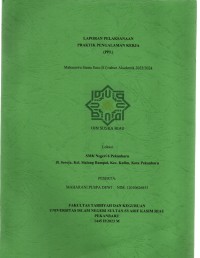 Laporan pelaksanaan praktik pengalaman lapangan (PPL) mahasiswa strata satu (S1) tahun akademik 2023/2024